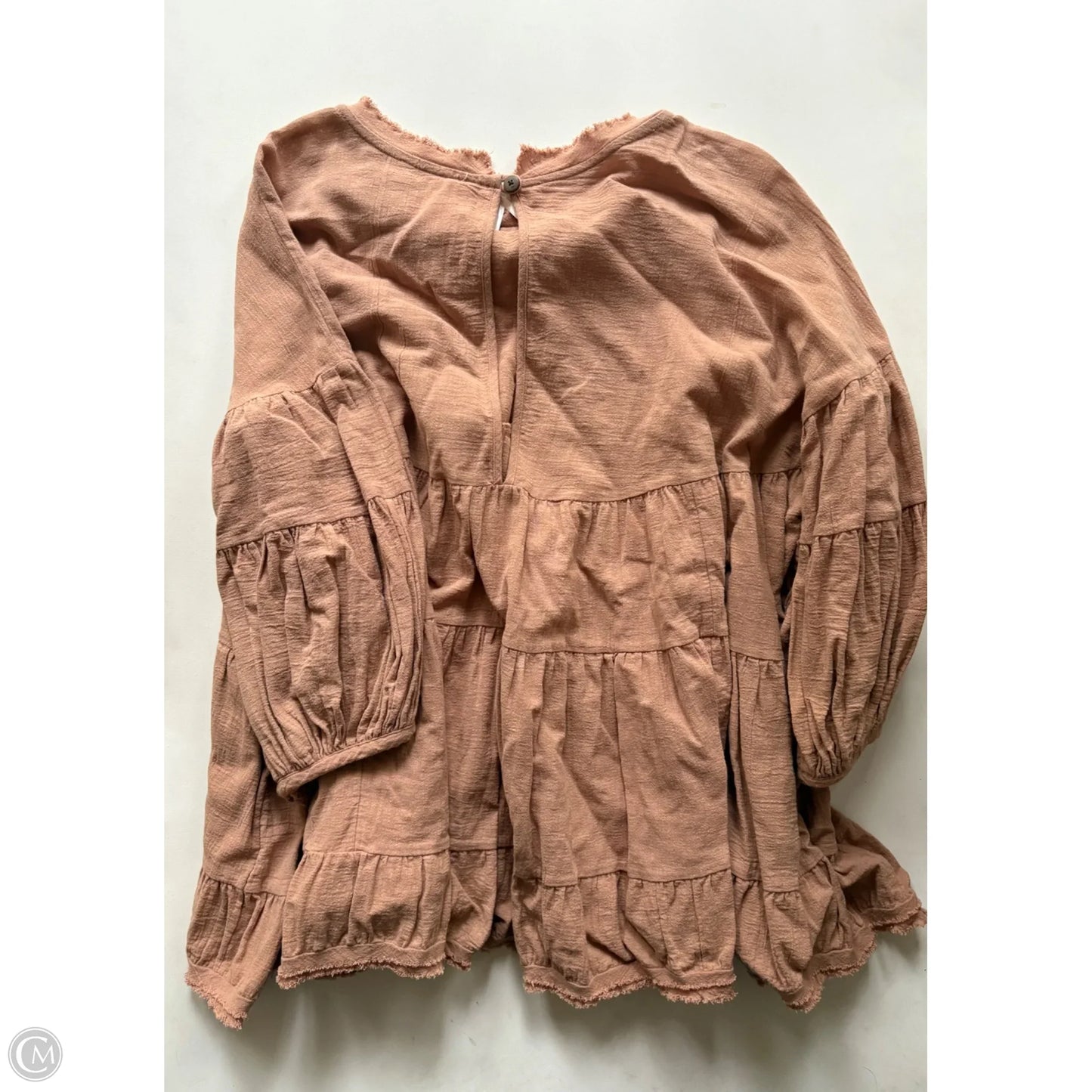 Top Long Sleeve By Free People In Orange, Size: Xs