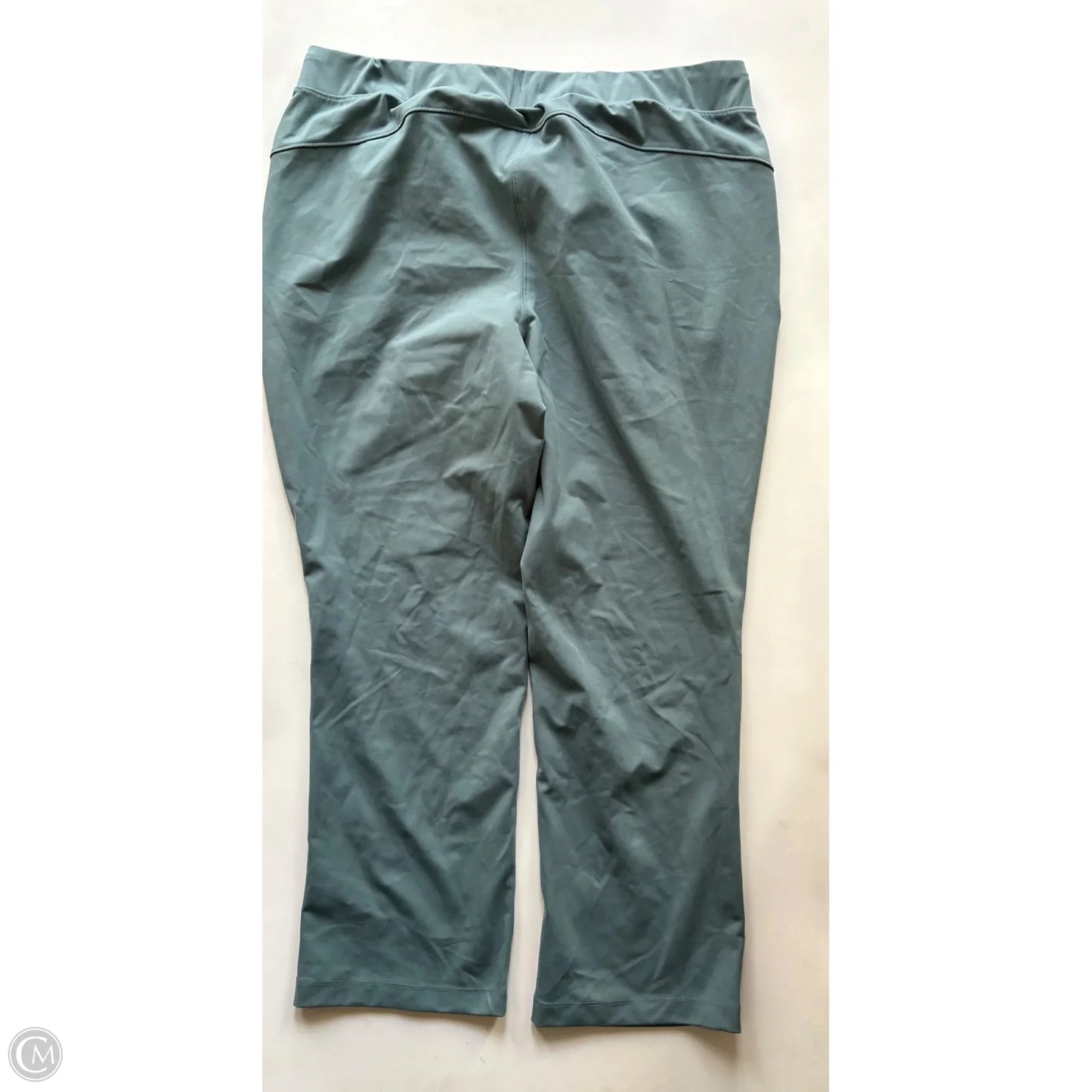 Athletic Pants By Yogalicious In Green, Size: 1x