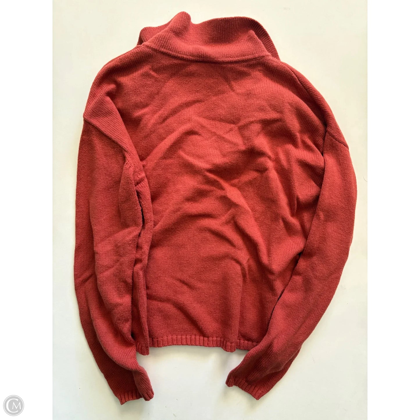 Sweater By Ann Taylor In Orange, Size: Xl