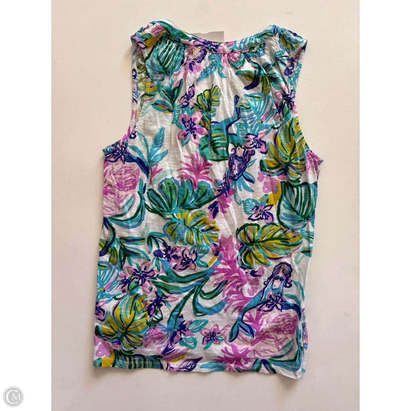 Tank Top Designer By Lilly Pulitzer In Blue, Size: Xs