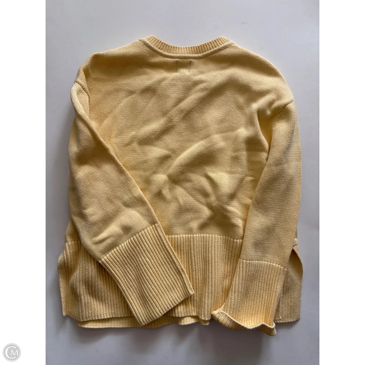 Sweater By Gap In Yellow, Size: S