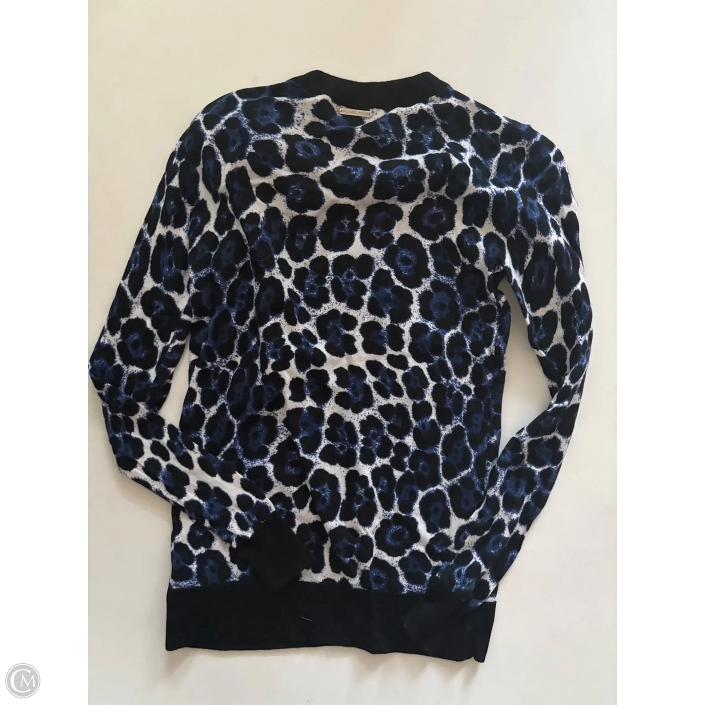 Sweater Designer By Michael Kors In Animal Print, Size: S