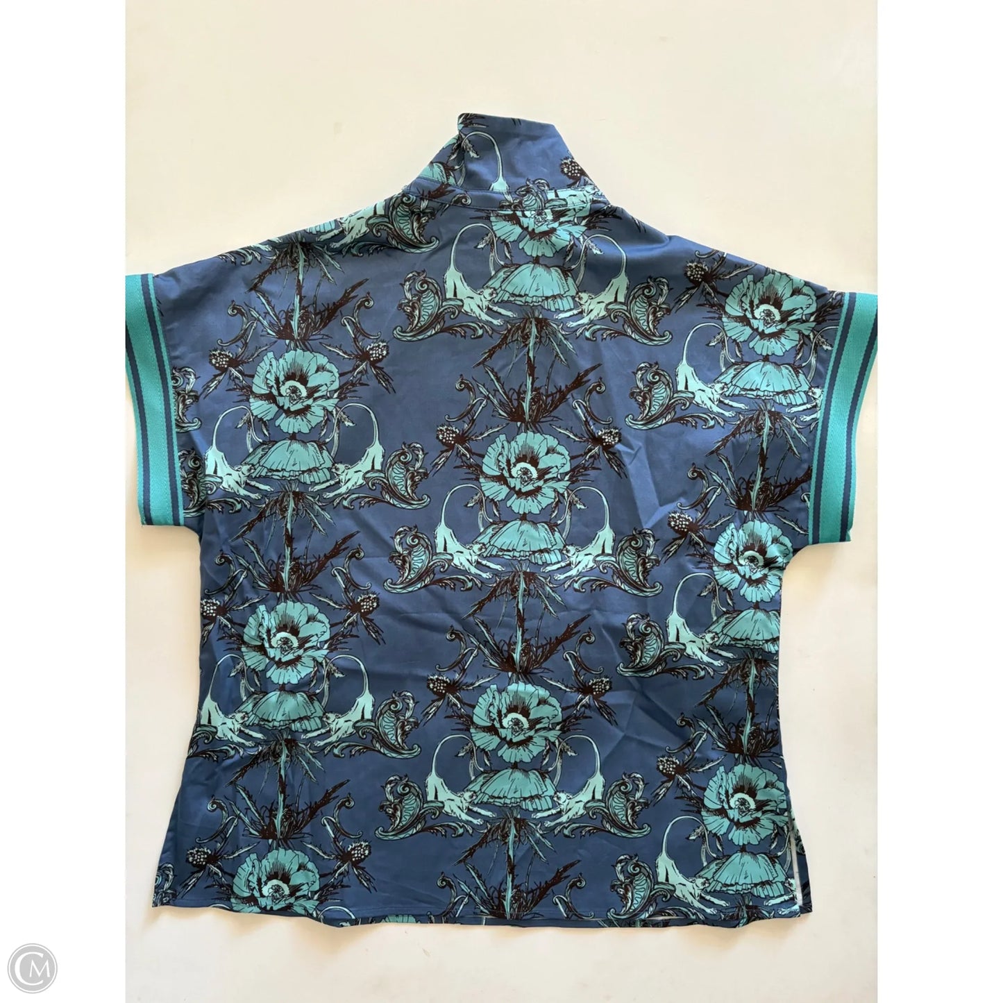 Top Short Sleeve By Emily Mcarthy In Purple, Size: Xxs