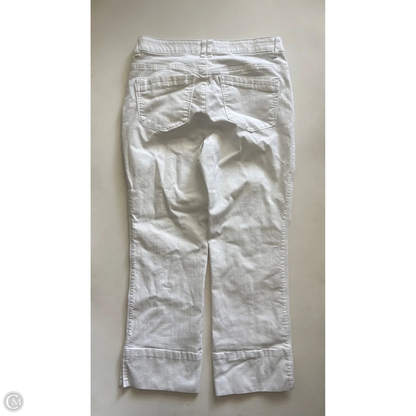 Jeans Straight By Democracy In White, Size: 6