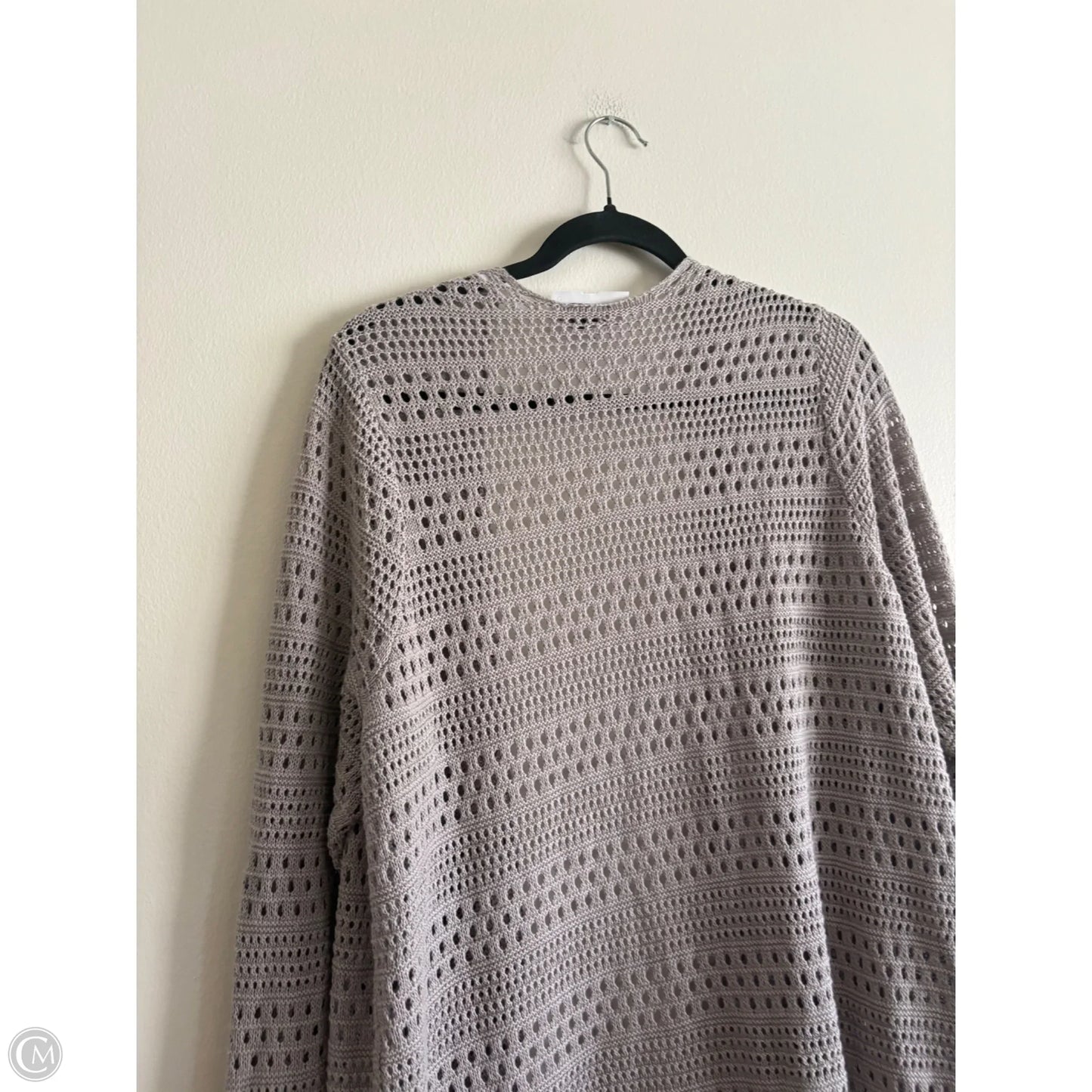 Sweater Cardigan By Torrid In Grey, Size: 2x
