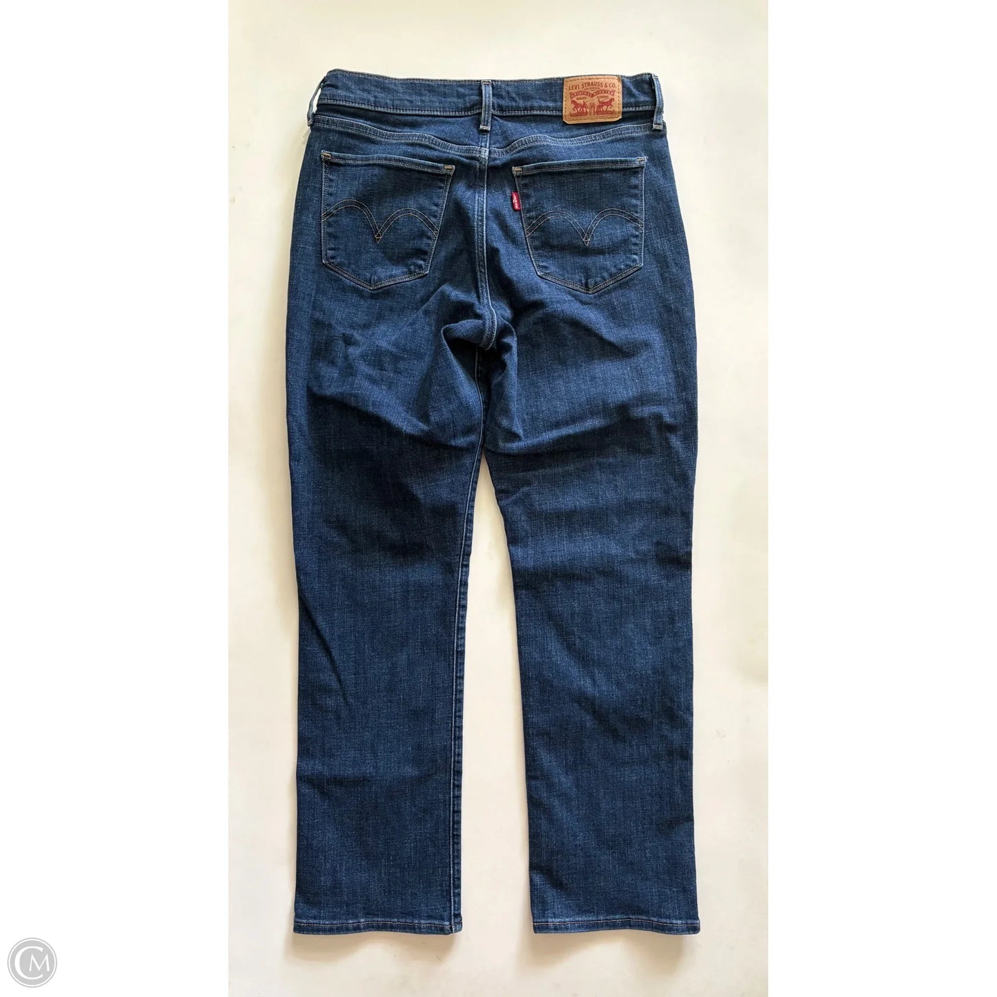 Jeans Straight By Levis In Blue, Size: 6p