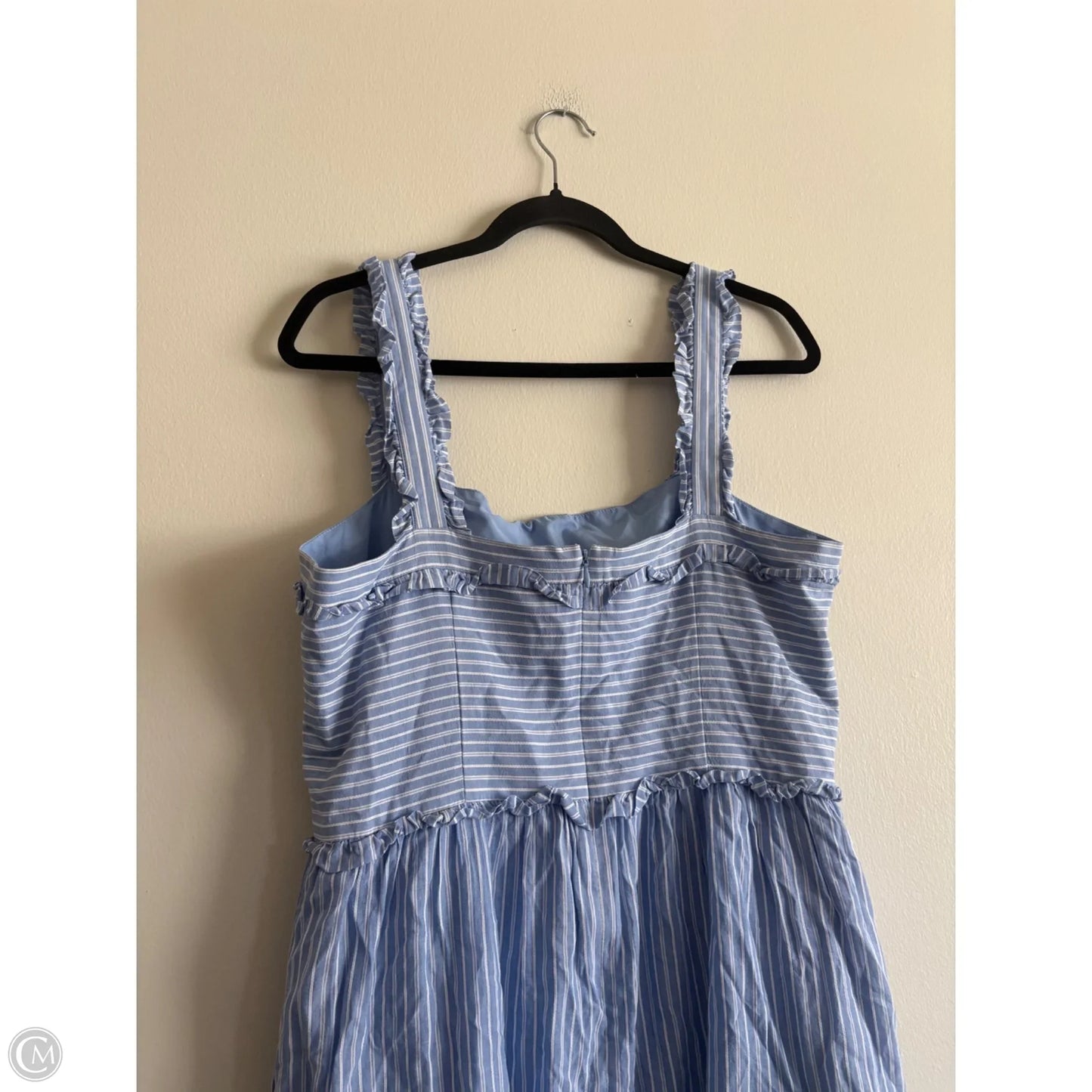 Dress Casual Maxi By Gal Meets Glam In Striped Pattern, Size: 14