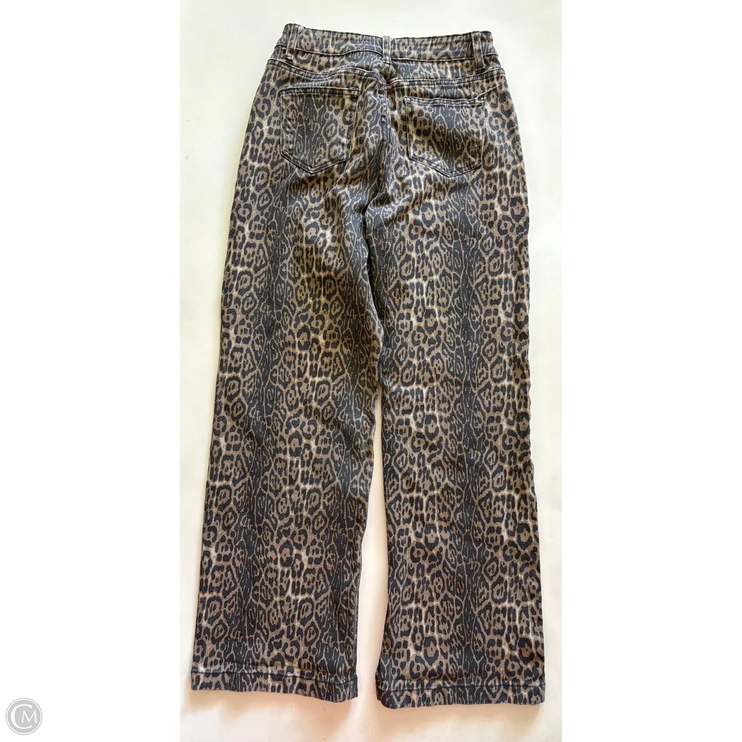 Jeans Wide Leg By Cmc In Animal Print, Size: 6