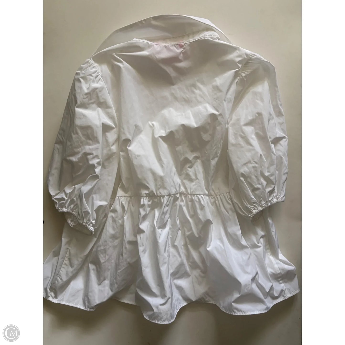 Blouse Designer By Lilly Pulitzer In White, Size: L