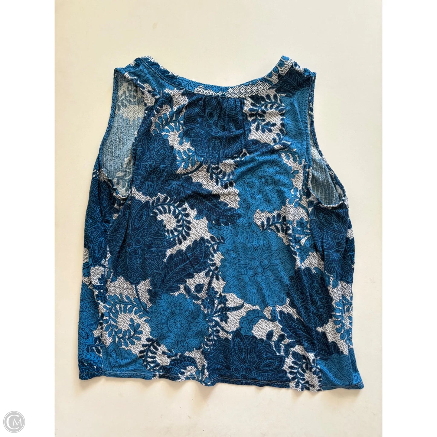 Top Sleeveless By Loft In Blue, Size: Lp