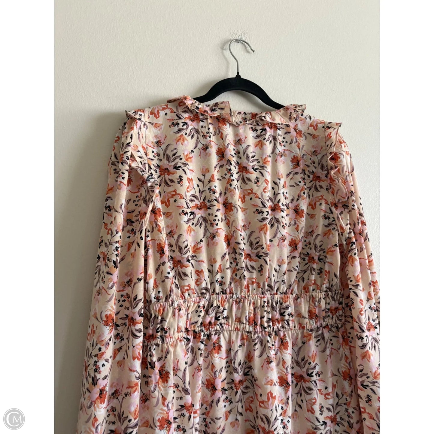 Dress Casual Midi By Lush In Floral Print, Size: L