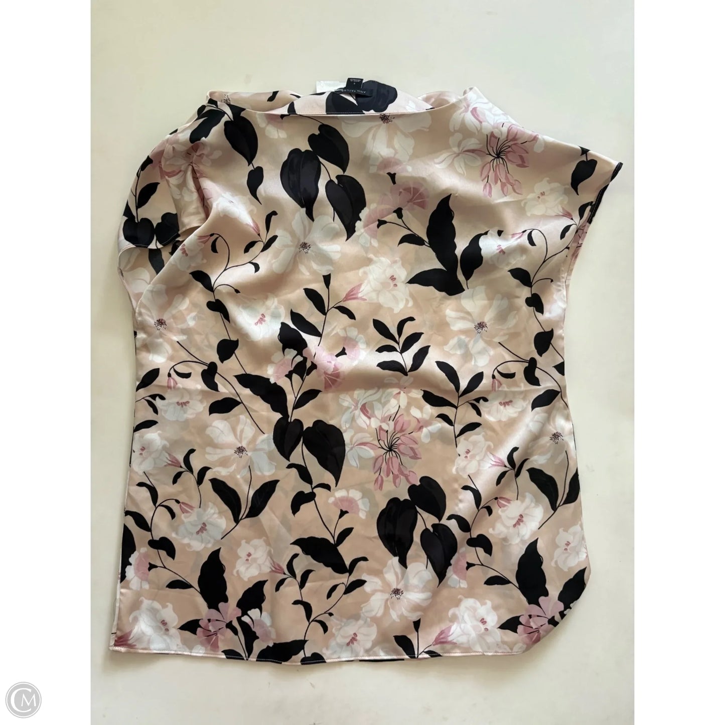Blouse Sleeveless By Ann Taylor In Floral Print, Size: S