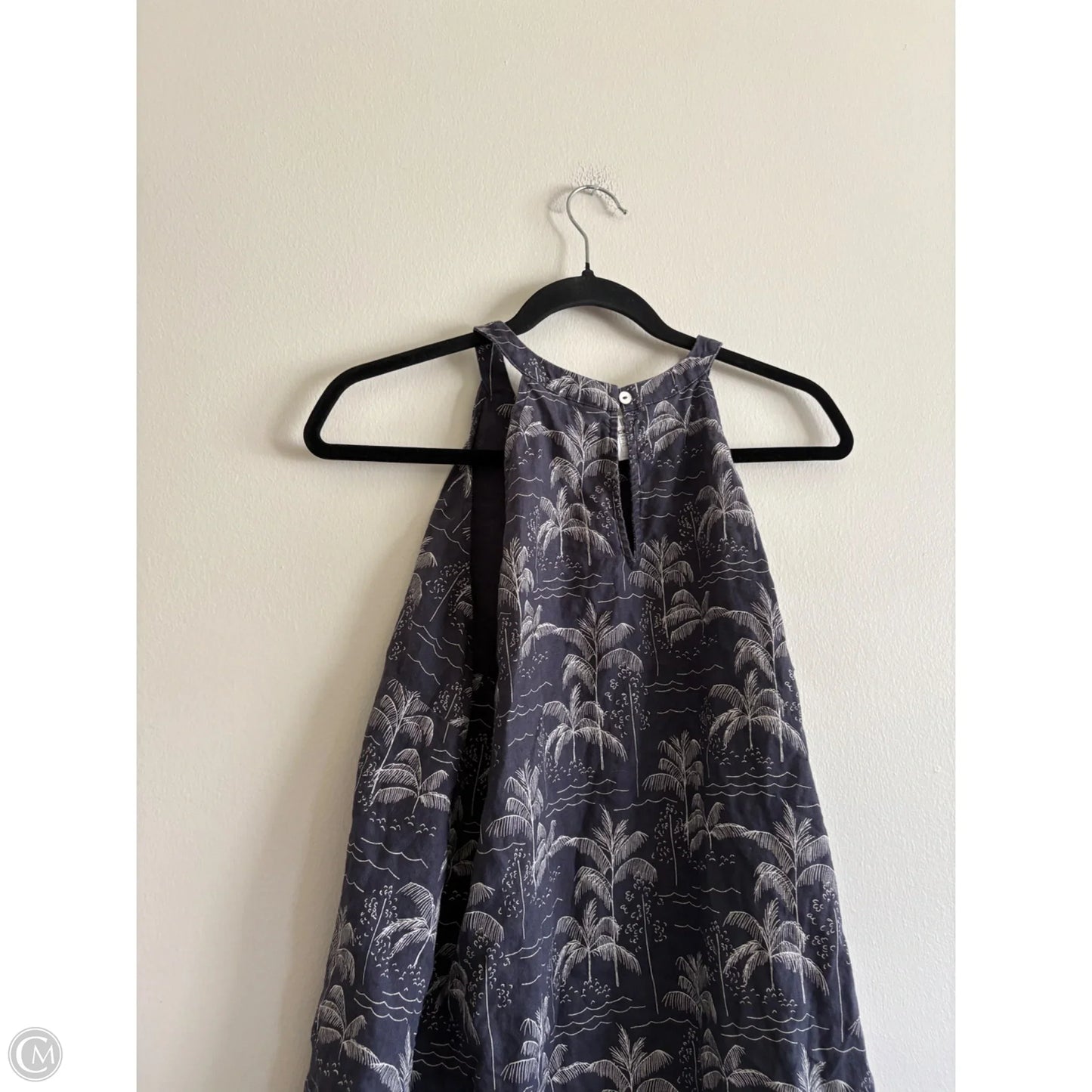 Dress Casual Midi By C And C In Blue, Size: L