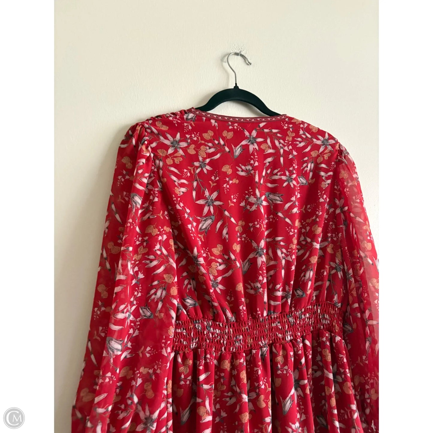 Dress Casual Midi By Max Studio In Red, Size: M