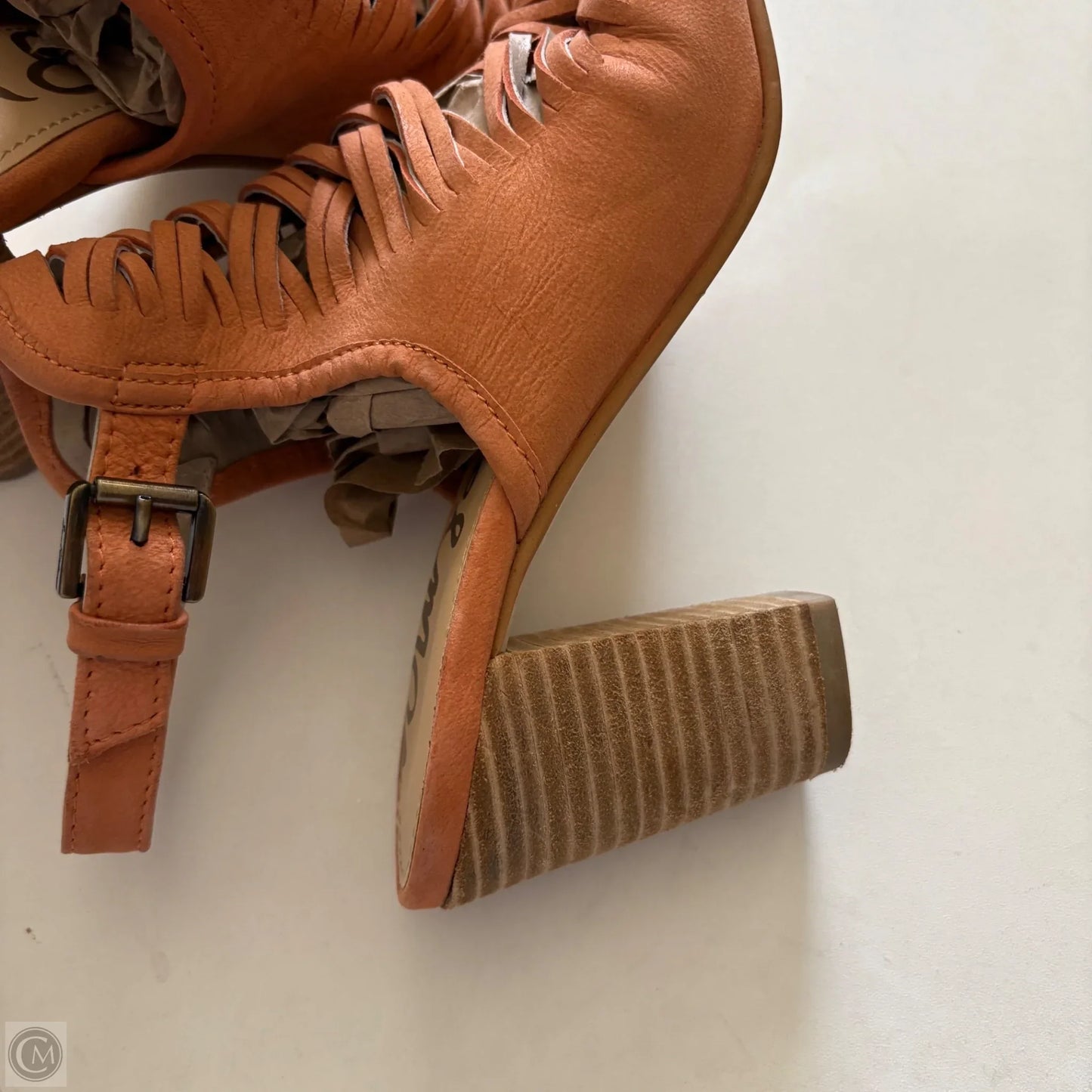 Shoes Heels Block By Sam Edelman In Orange, Size: 8