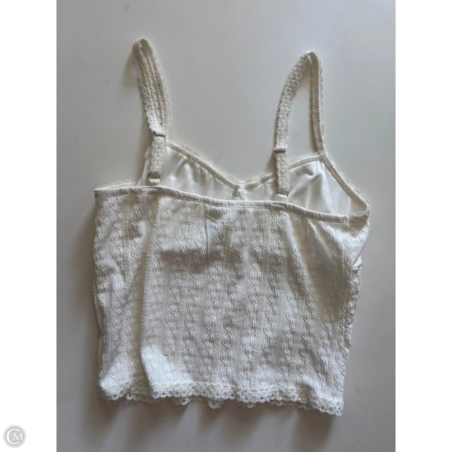 Tank Top By No Boundaries In Cream, Size: L