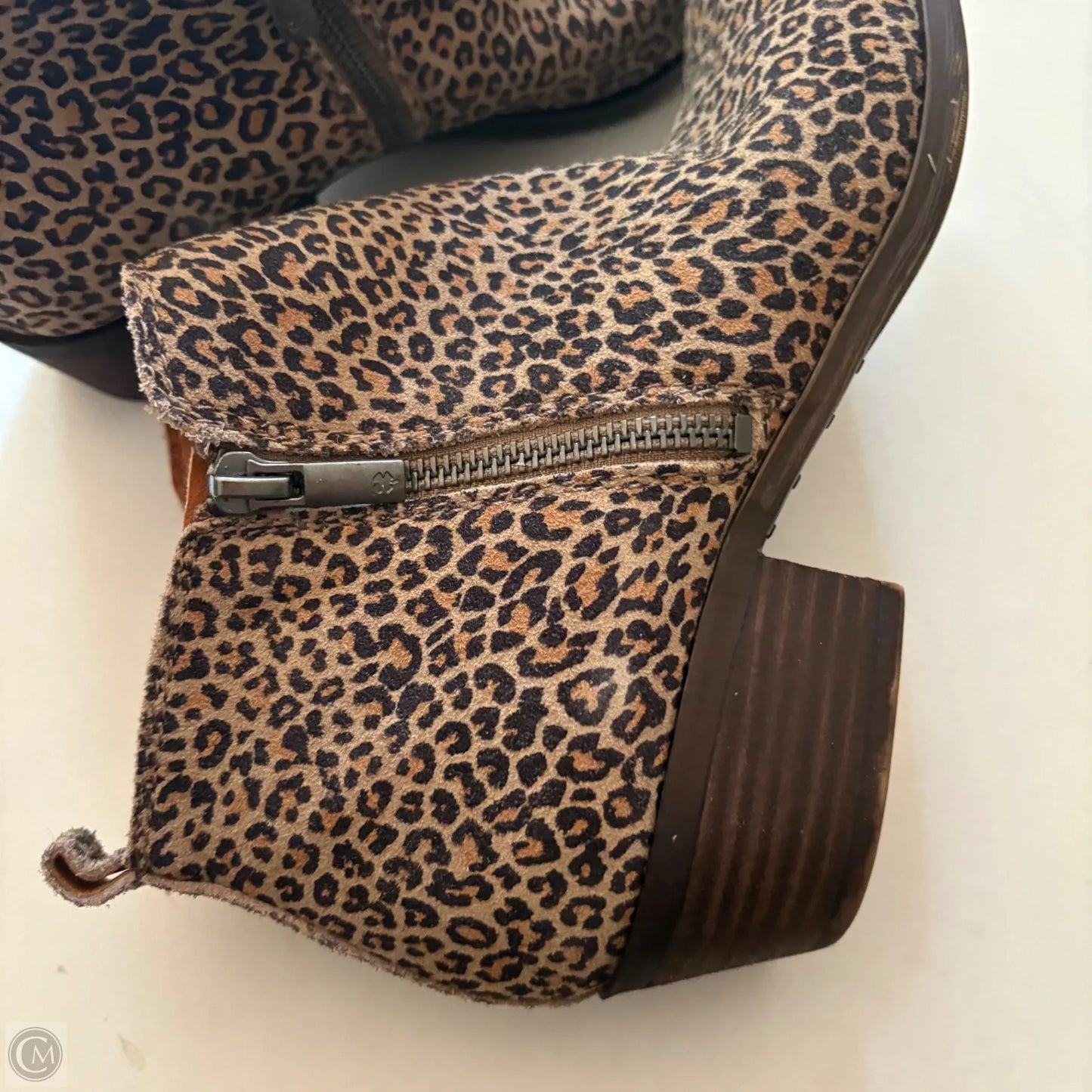 Shoes Heels Block By Lucky Brand In Leopard Print, Size: 8.5