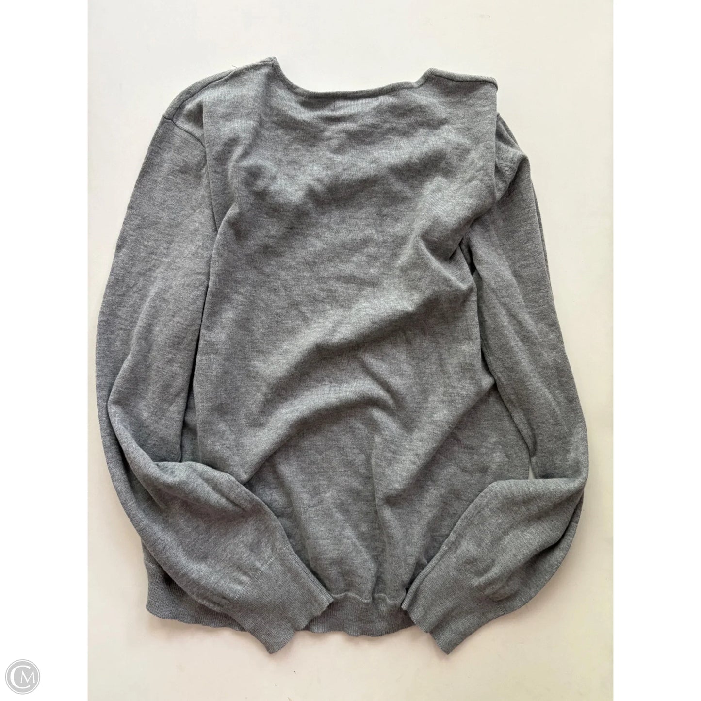Sweater By Cable And Gauge In Grey, Size: Xl