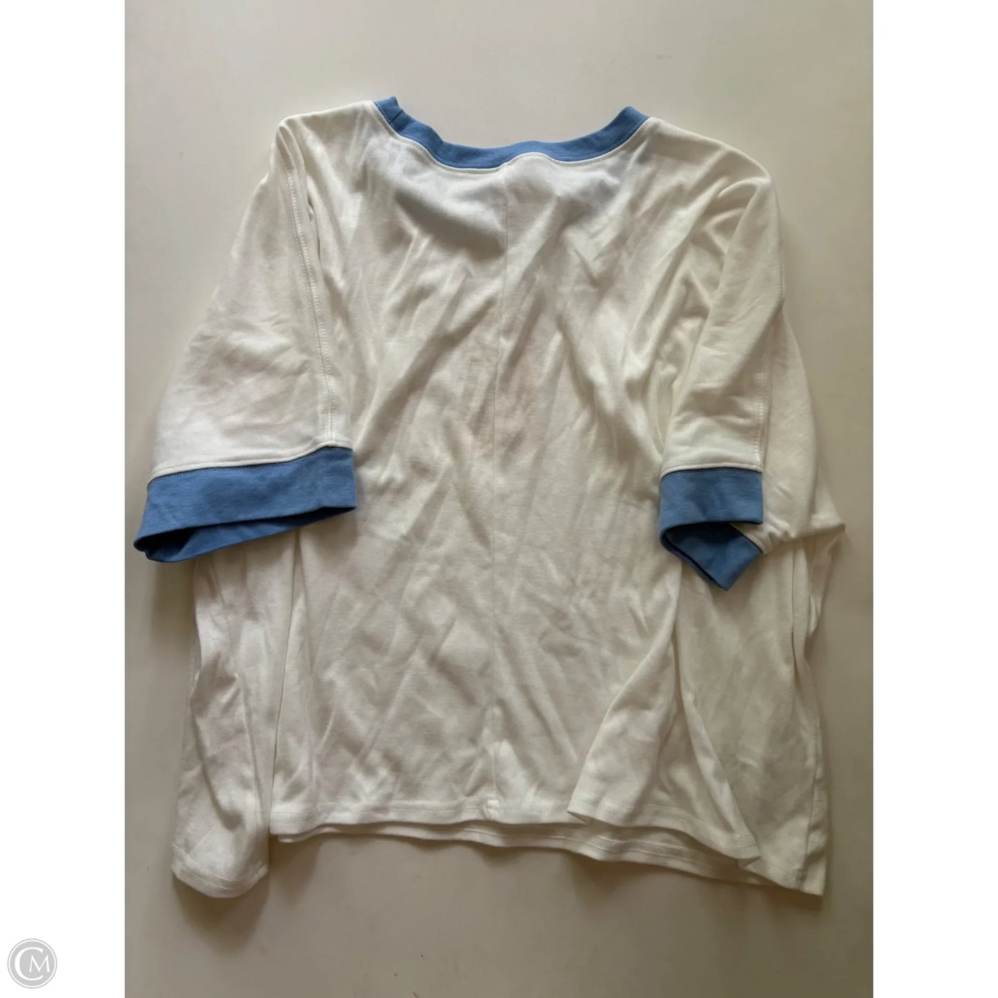 Blouse Short Sleeve By dokotoo In White, Size: M
