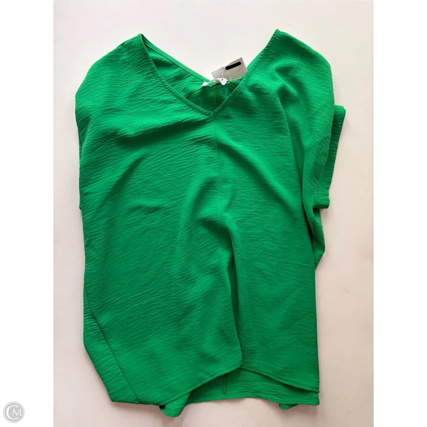 Blouse Short Sleeve By First Love In Green, Size: M