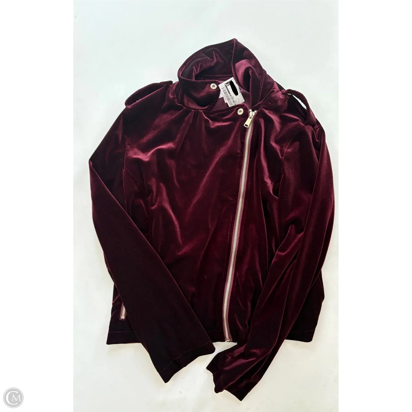 Jacket Other By New York And Co In Maroon, Size: Xl