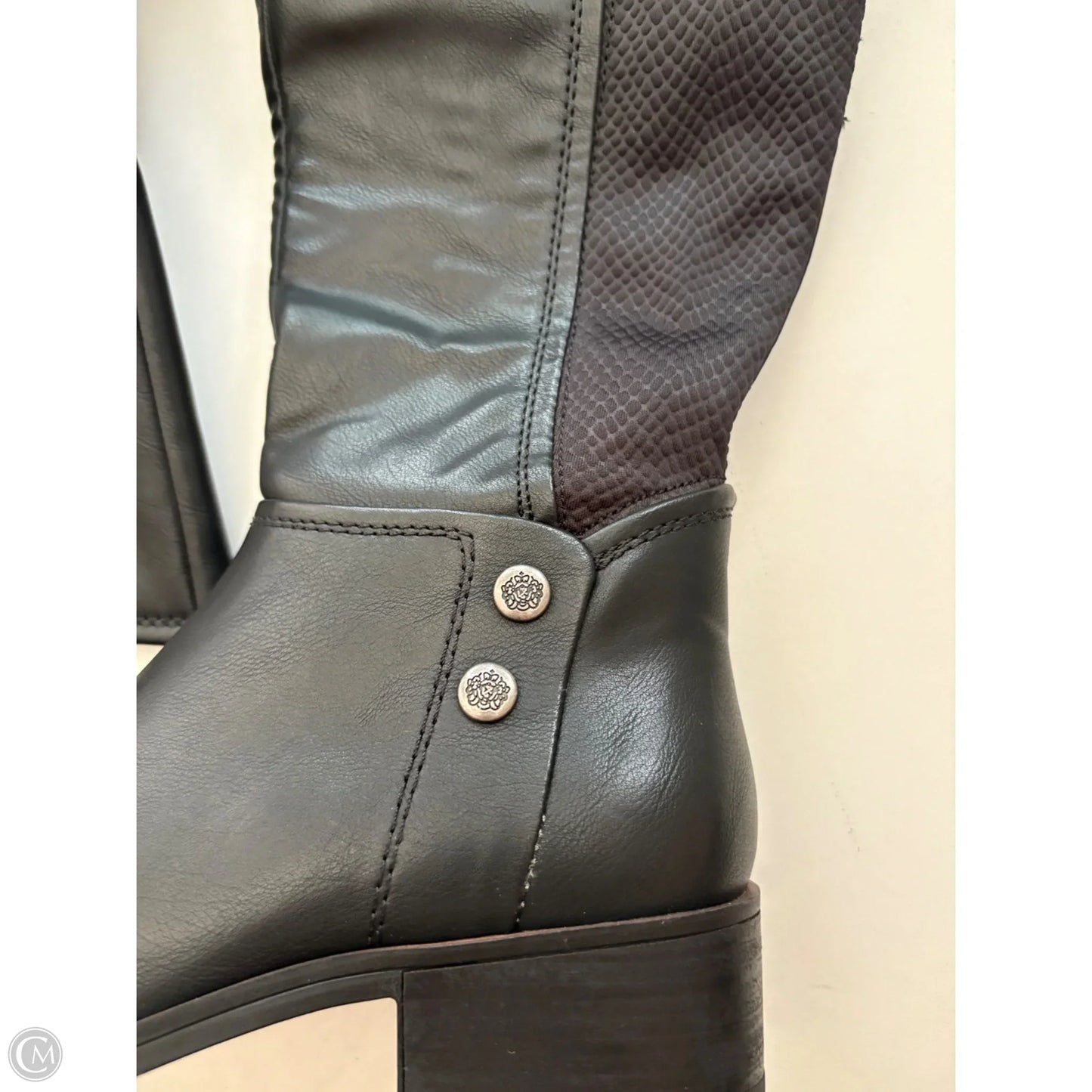 Boots Mid-calf Heels By Bare Traps In Black, Size: 8.5