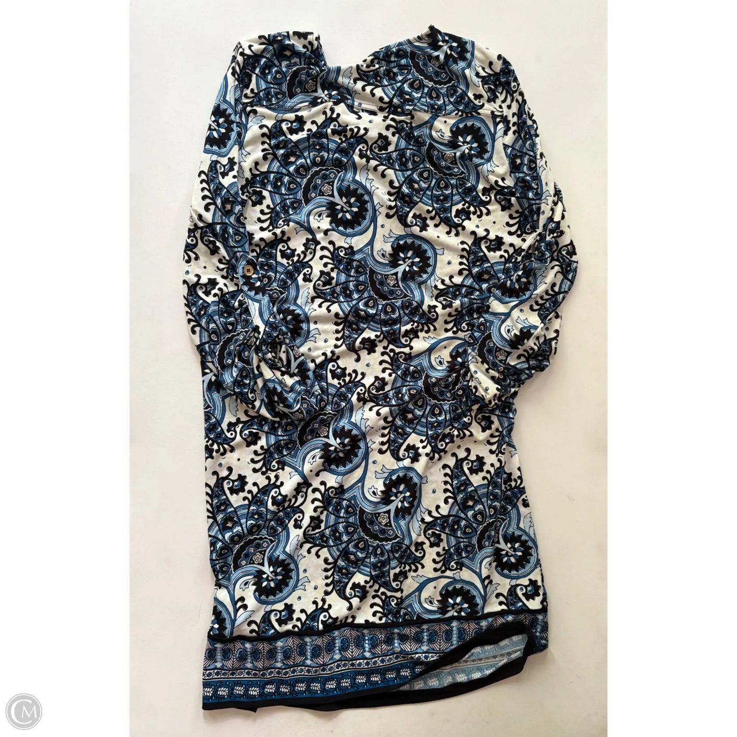 Dress Casual Midi By Michael By Michael Kors In Blue, Size: Xs