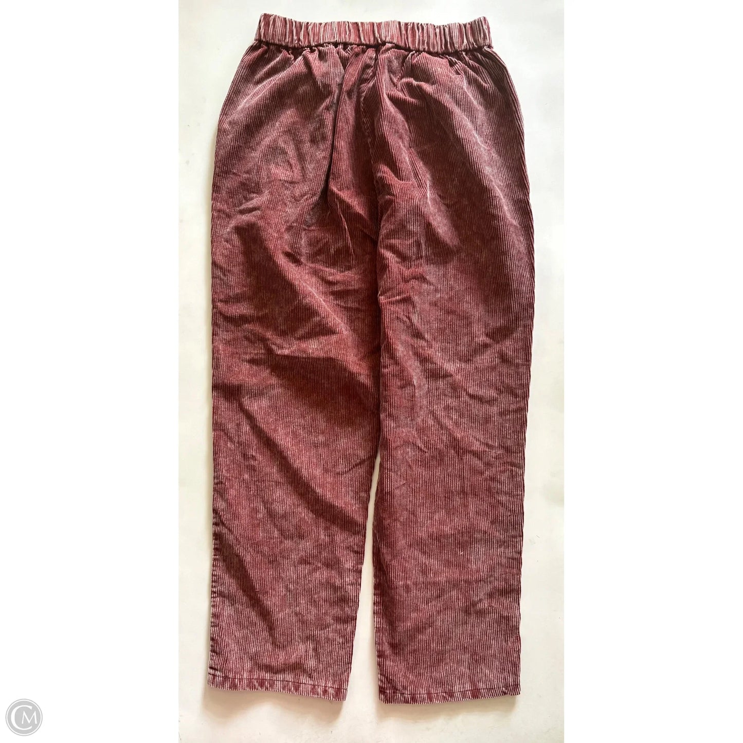 Pants Corduroy By Zenana In Red, Size: Xl