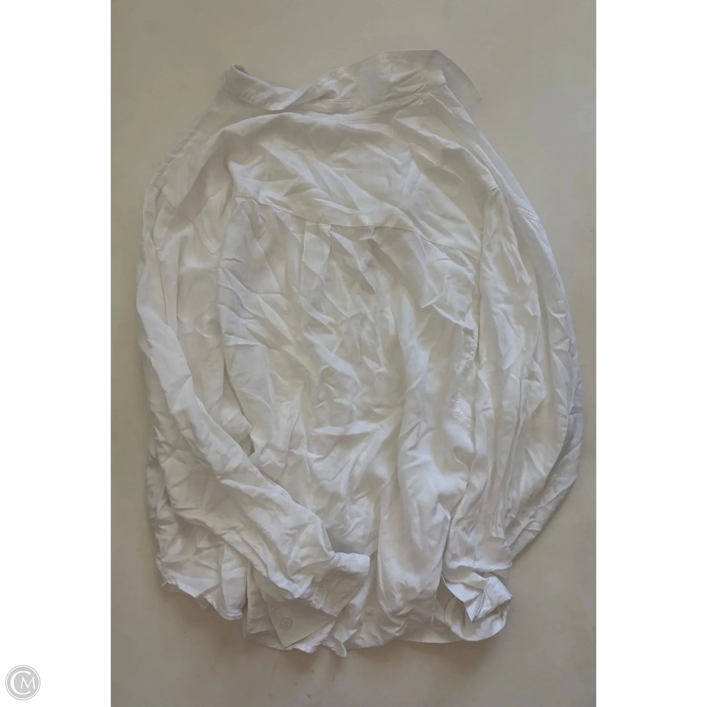 Top Long Sleeve By Beachlunchlounge In White, Size: Xl