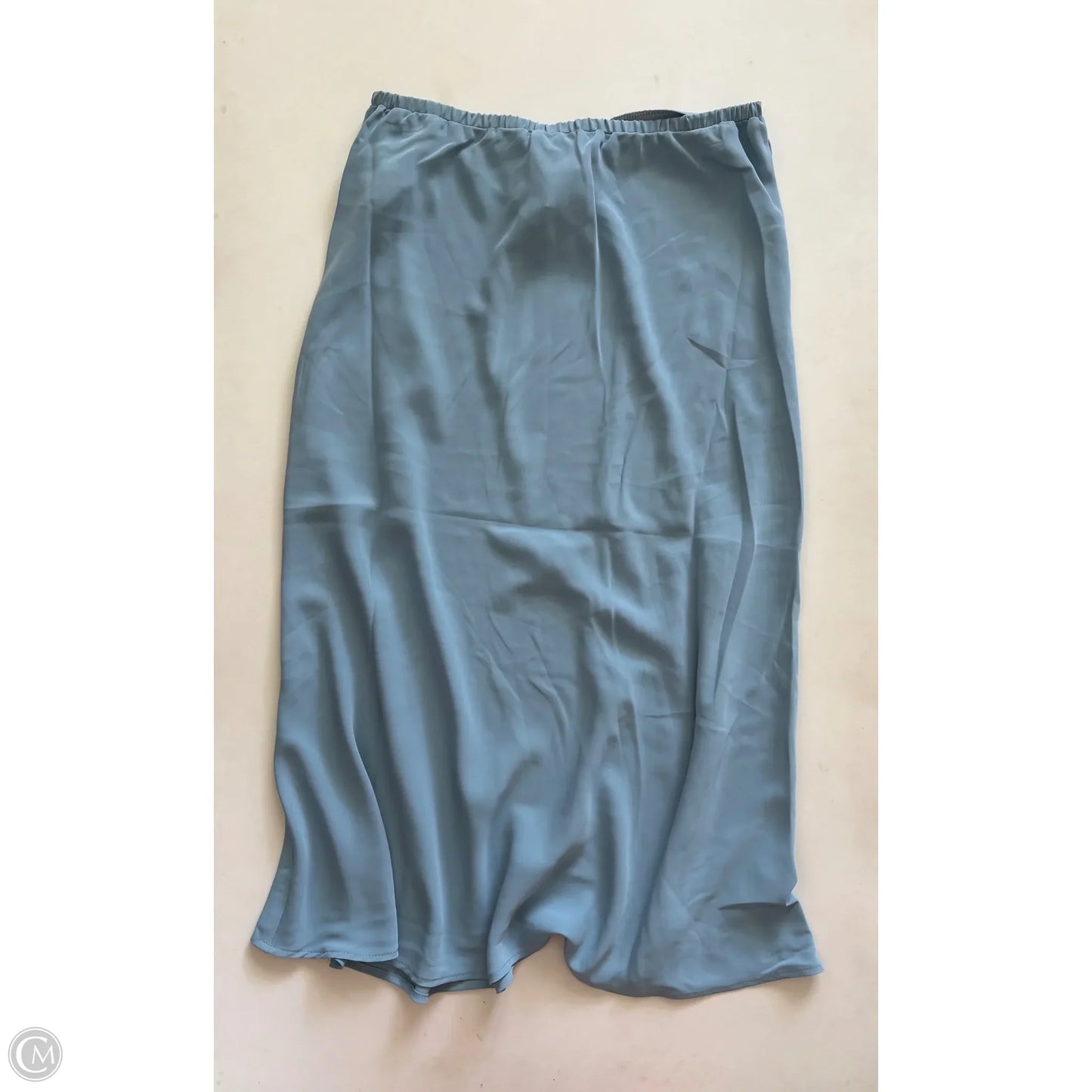 Skirt Midi By Time And Tru In Blue, Size: S