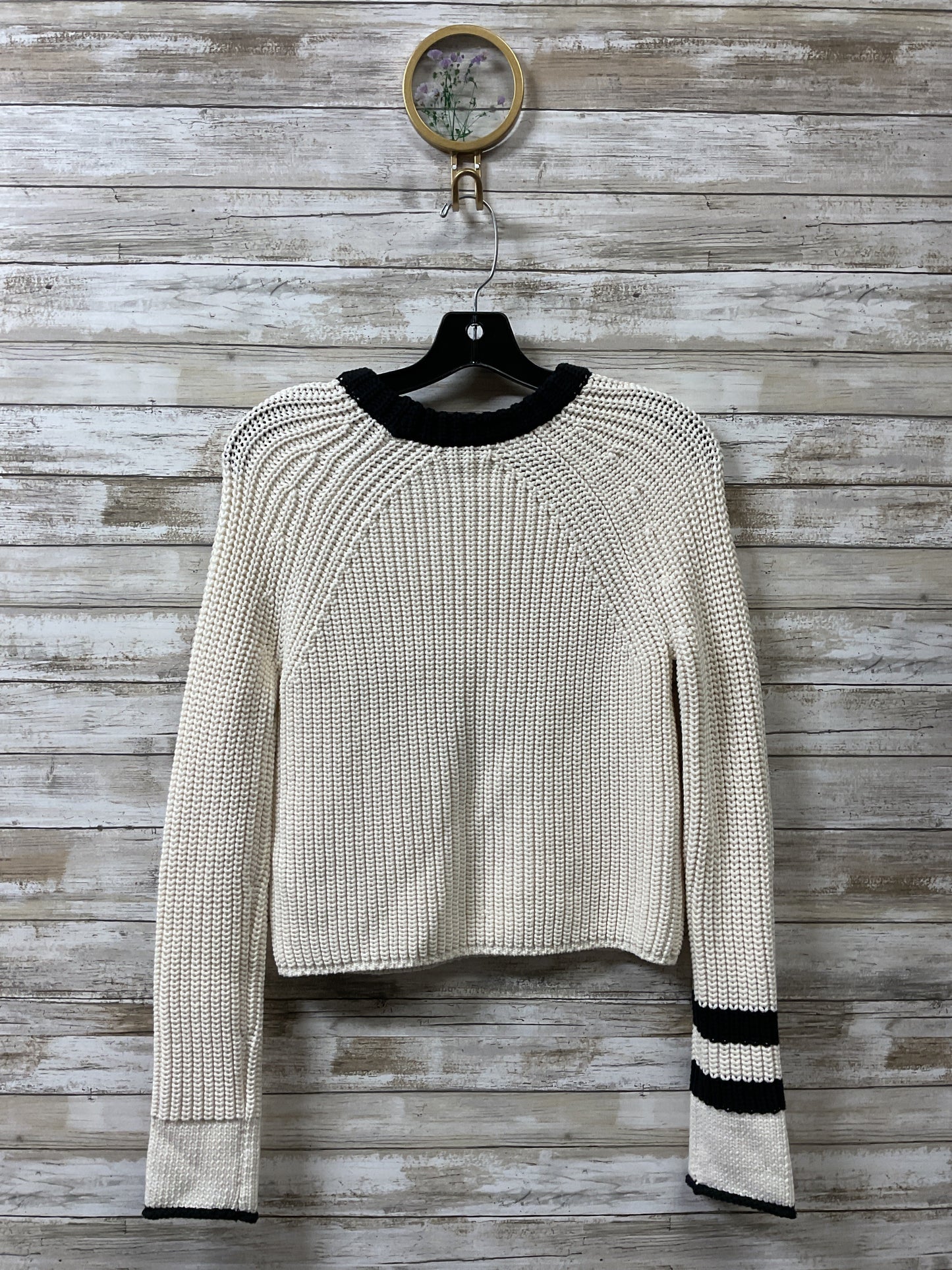Sweater By Rag And Bone In Black & Cream, Size:Xs