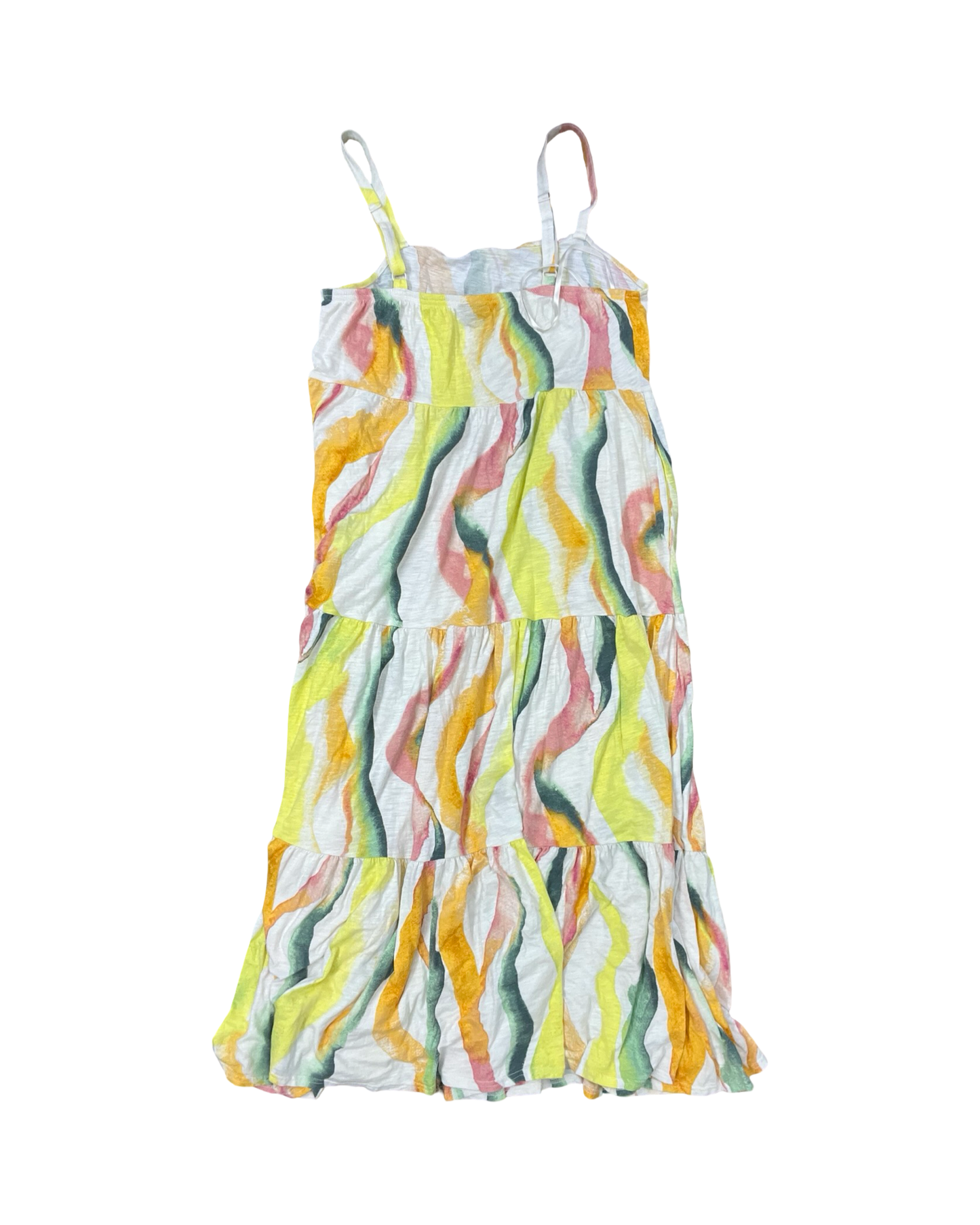 Dress Casual Maxi By Torrid In Cream & Green, Size:L