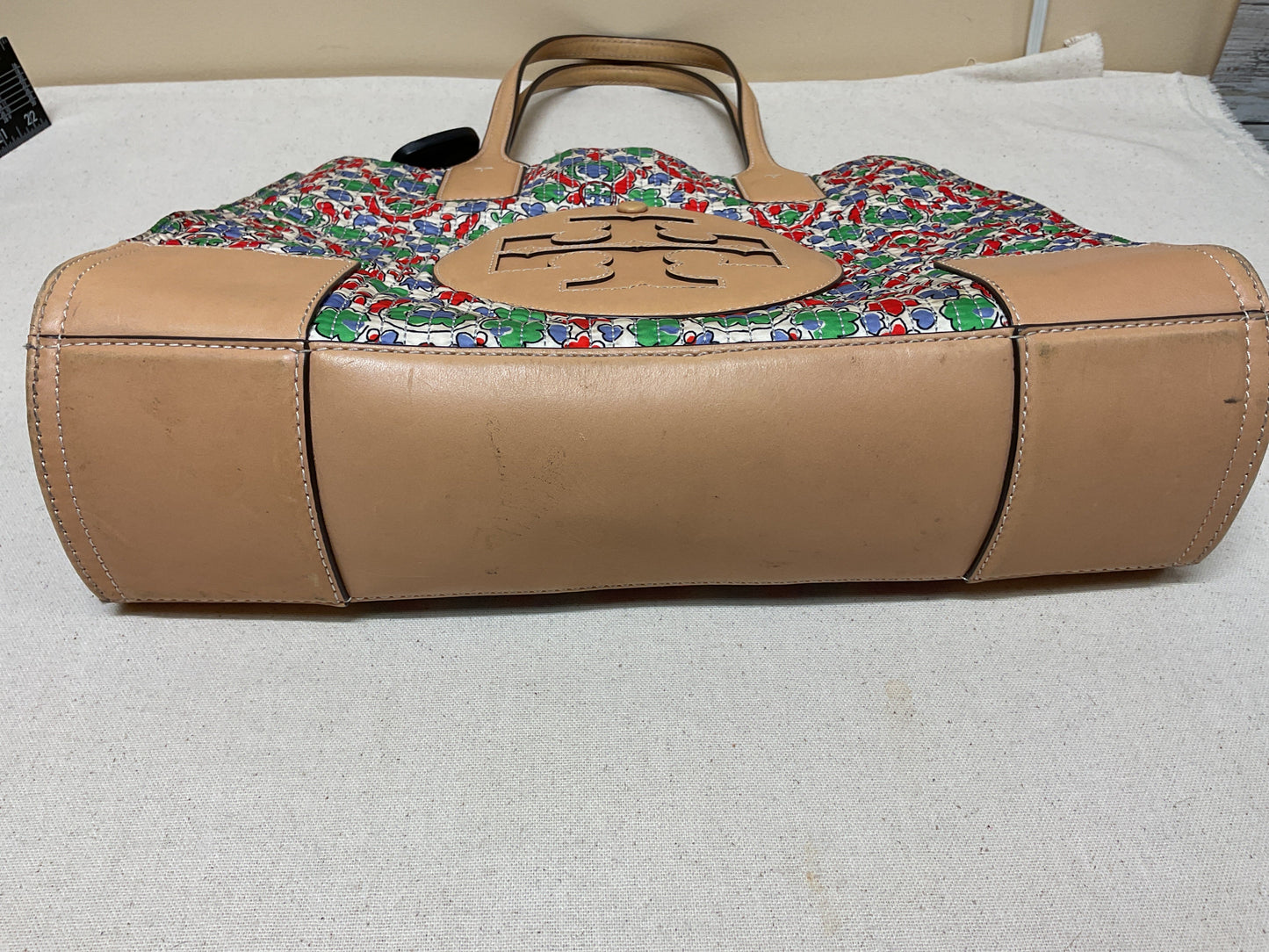 Handbag Designer By Tory Burch In Floral Print, Size:Medium