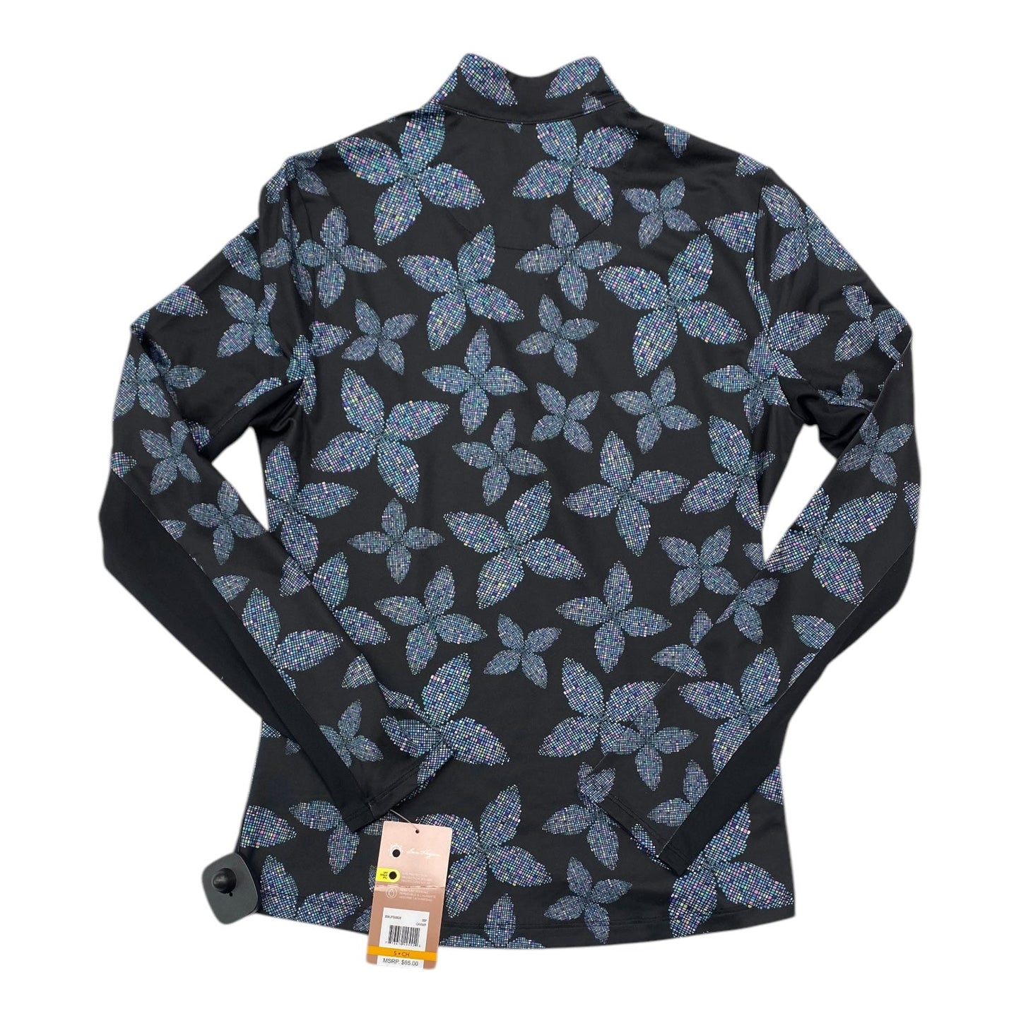Athletic Top Ls Collar By Ben Hogan In Multi, Size:S