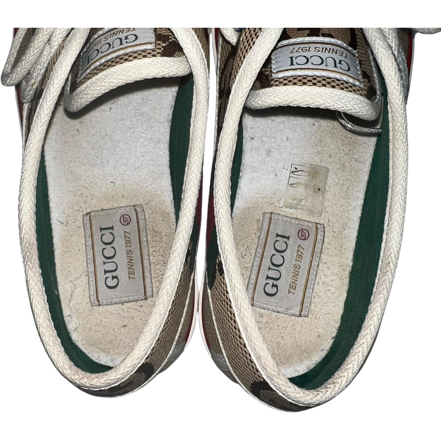 Shoes Luxury Designer By Gucci In Brown, Size: 7