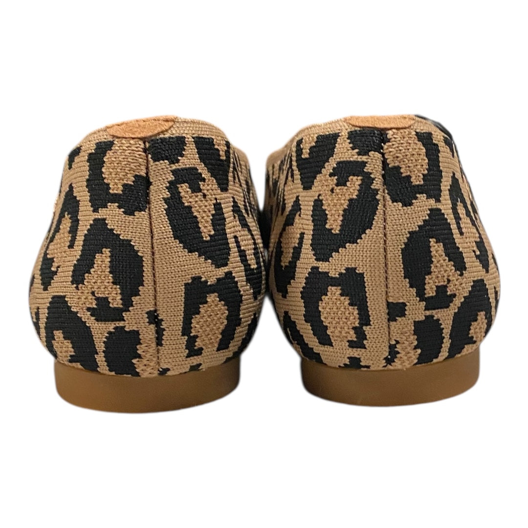 Shoes Flats By Cmc In Animal Print, Size:12