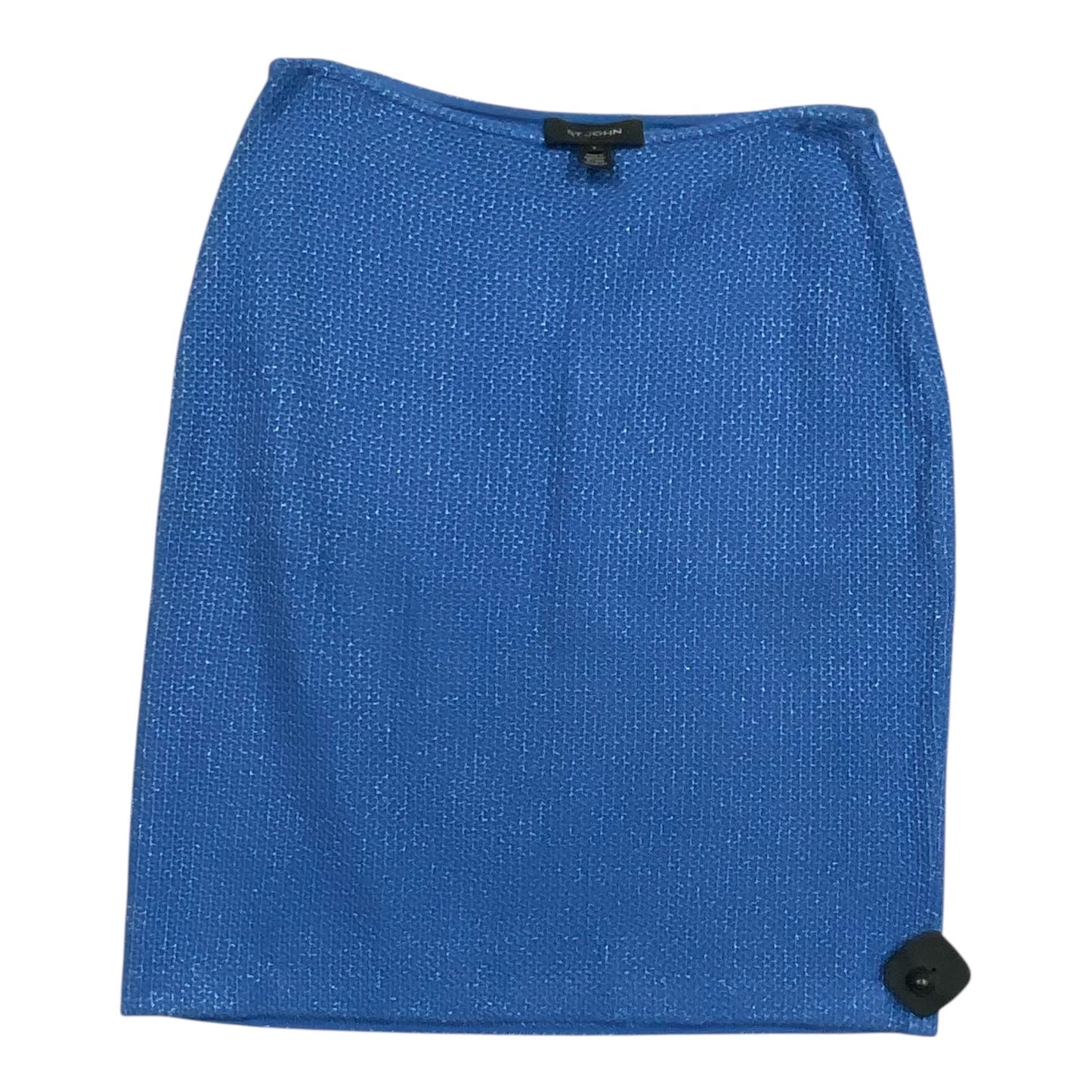 Skirt Designer By St. John In Blue & Silver, Size:8