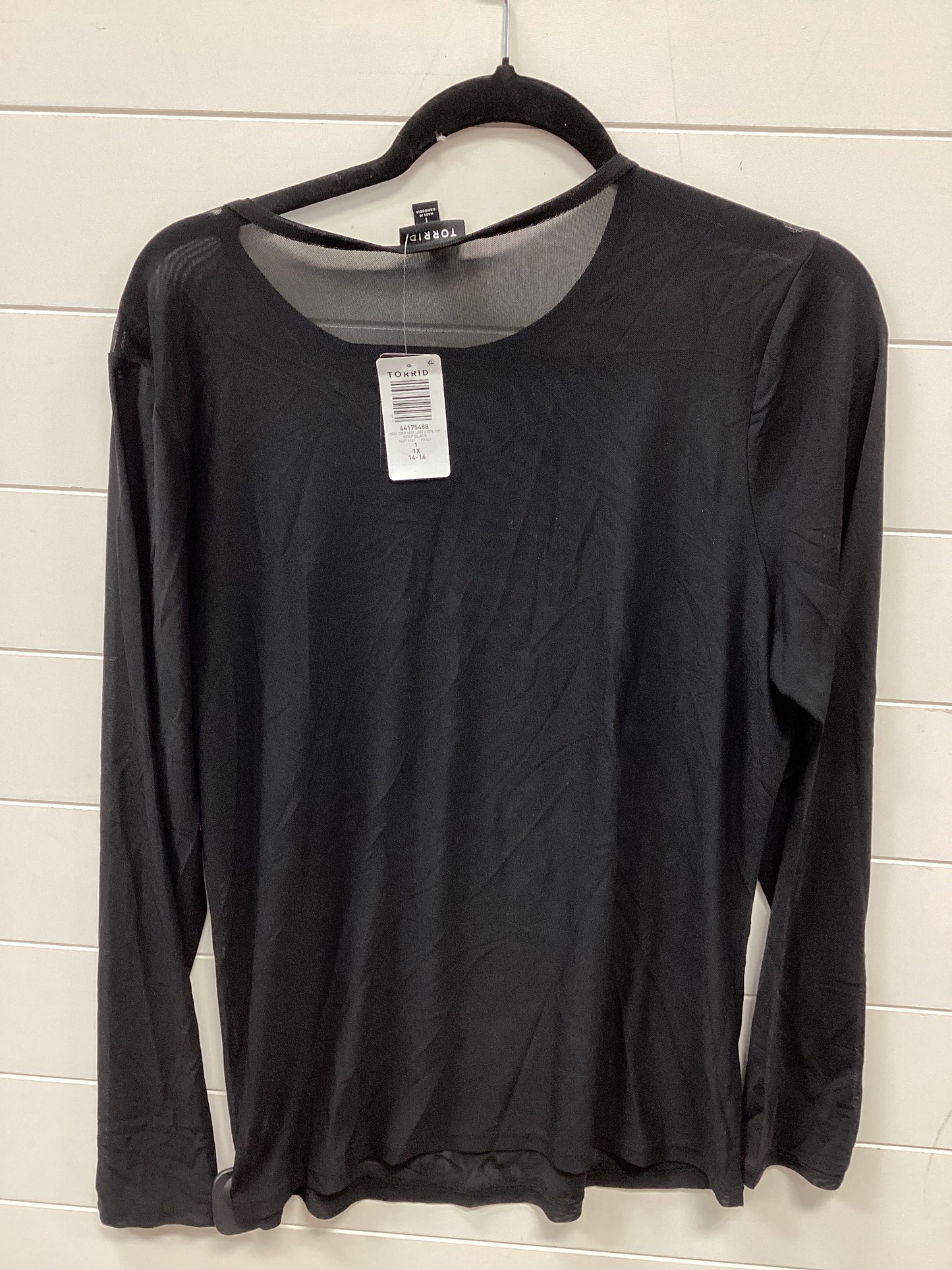 Top Ls By Torrid In Black, Size:1X
