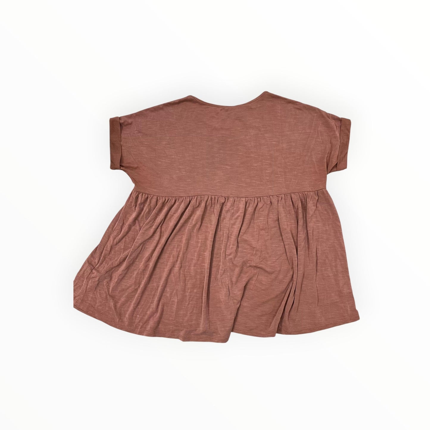 Top Ss By Clothes Mentor In Tan, Size:M