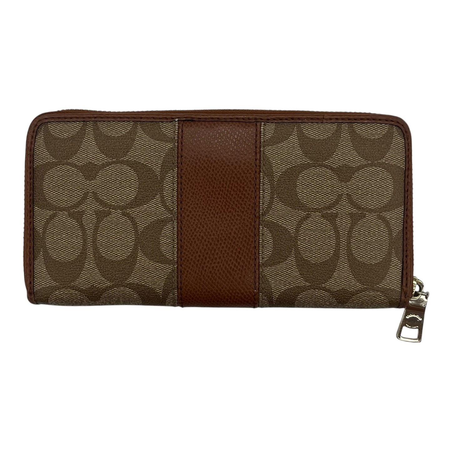Wallet Designer By Coach In Tan, Size:Medium