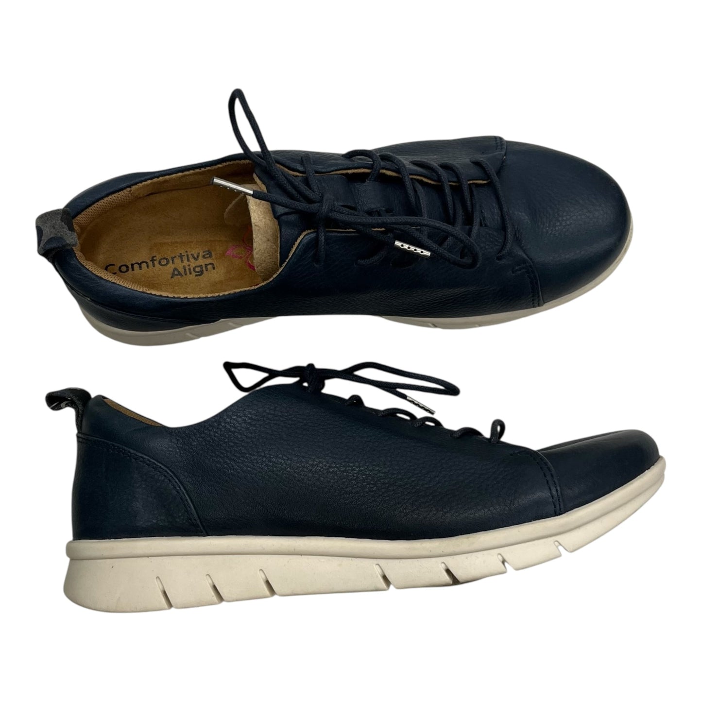 Shoes Flats By Clothes Mentor In Blue, Size:8