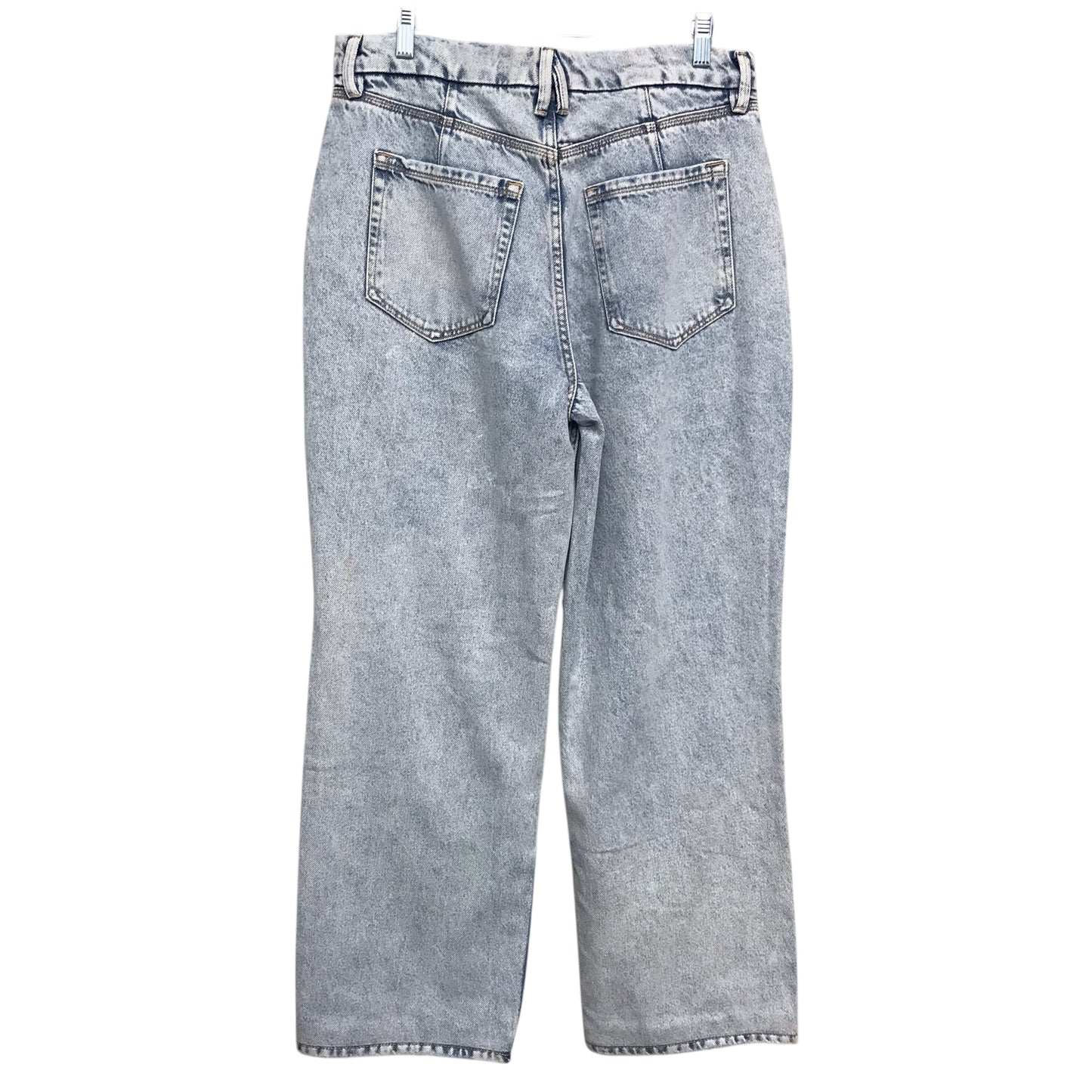 Jeans Wide Leg By Good American In Blue Denim, Size:8