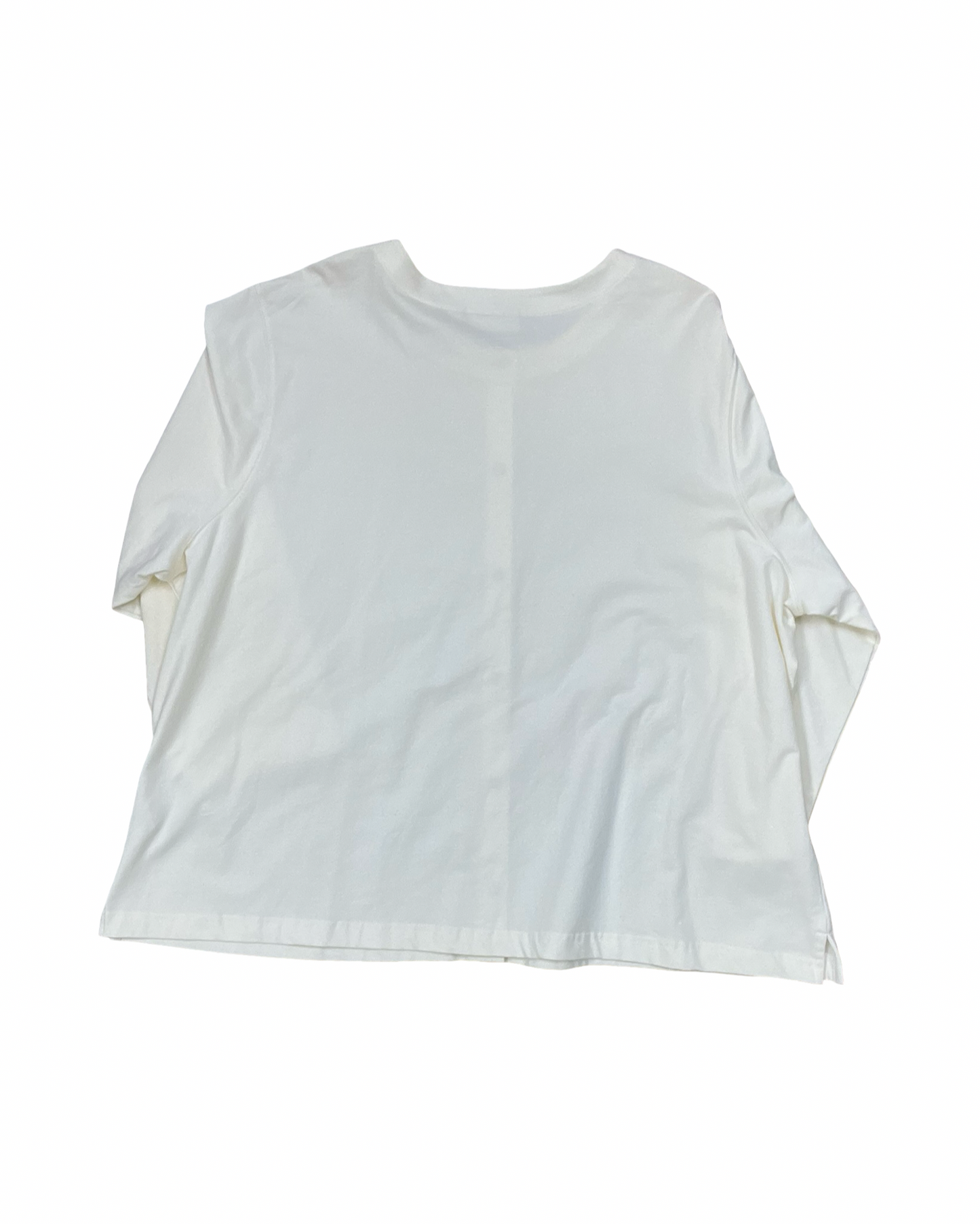 Cardigan By Studio Works In Cream, Size:3X