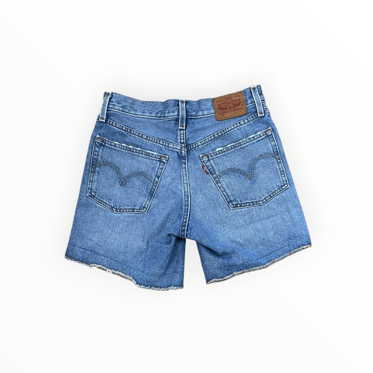 Shorts By Levis In Blue Denim, Size:0