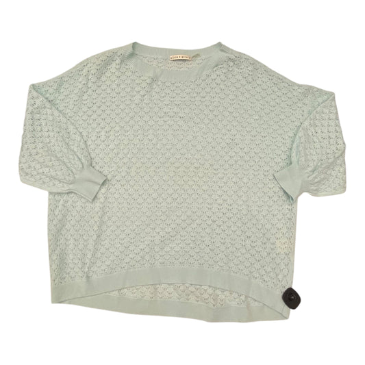 Sweater Designer By Alice + Olivia In Blue, Size:Xl