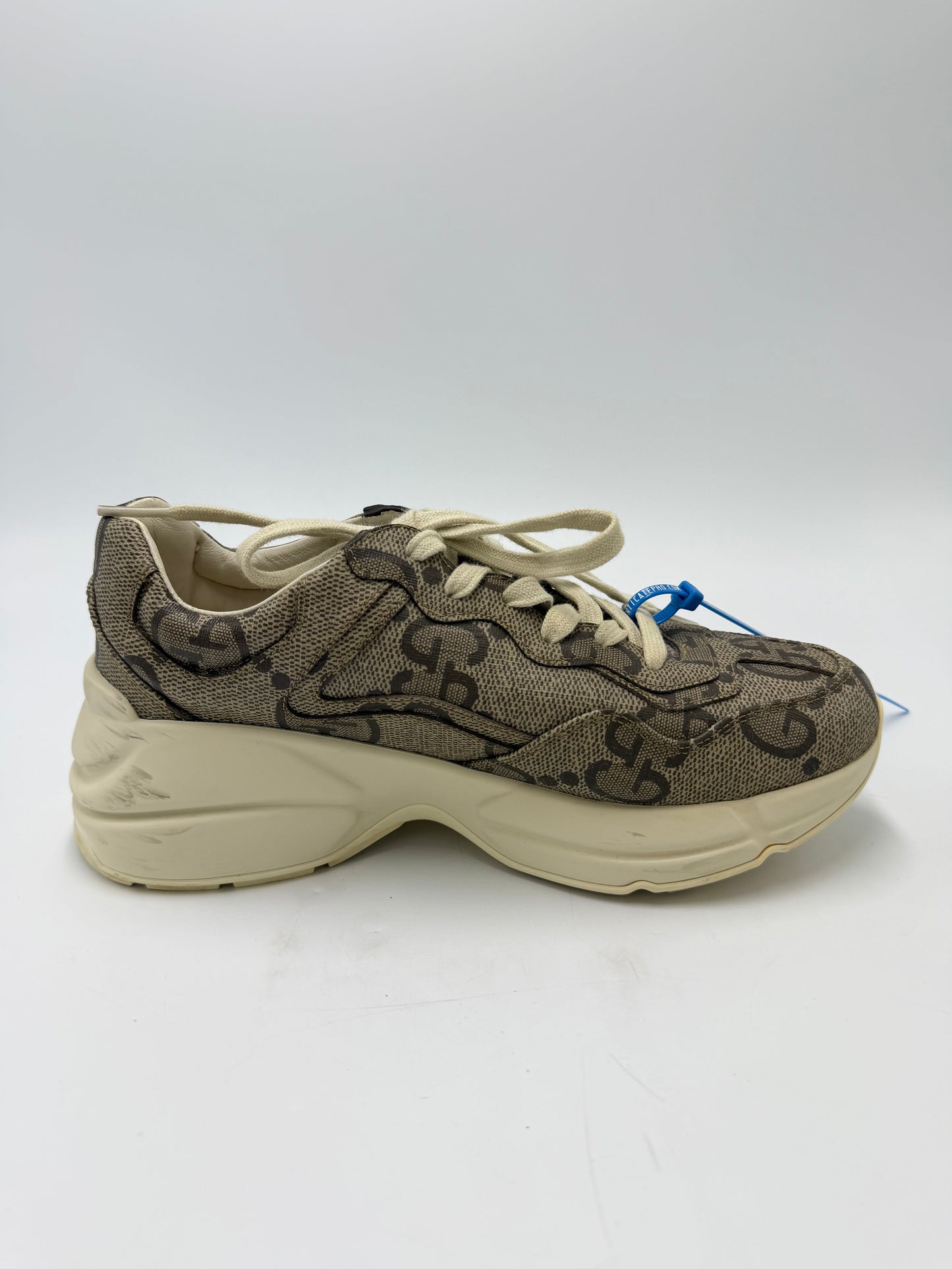 Gucci 100 Rythom GG Luxury Sneakers, Size: 6.5