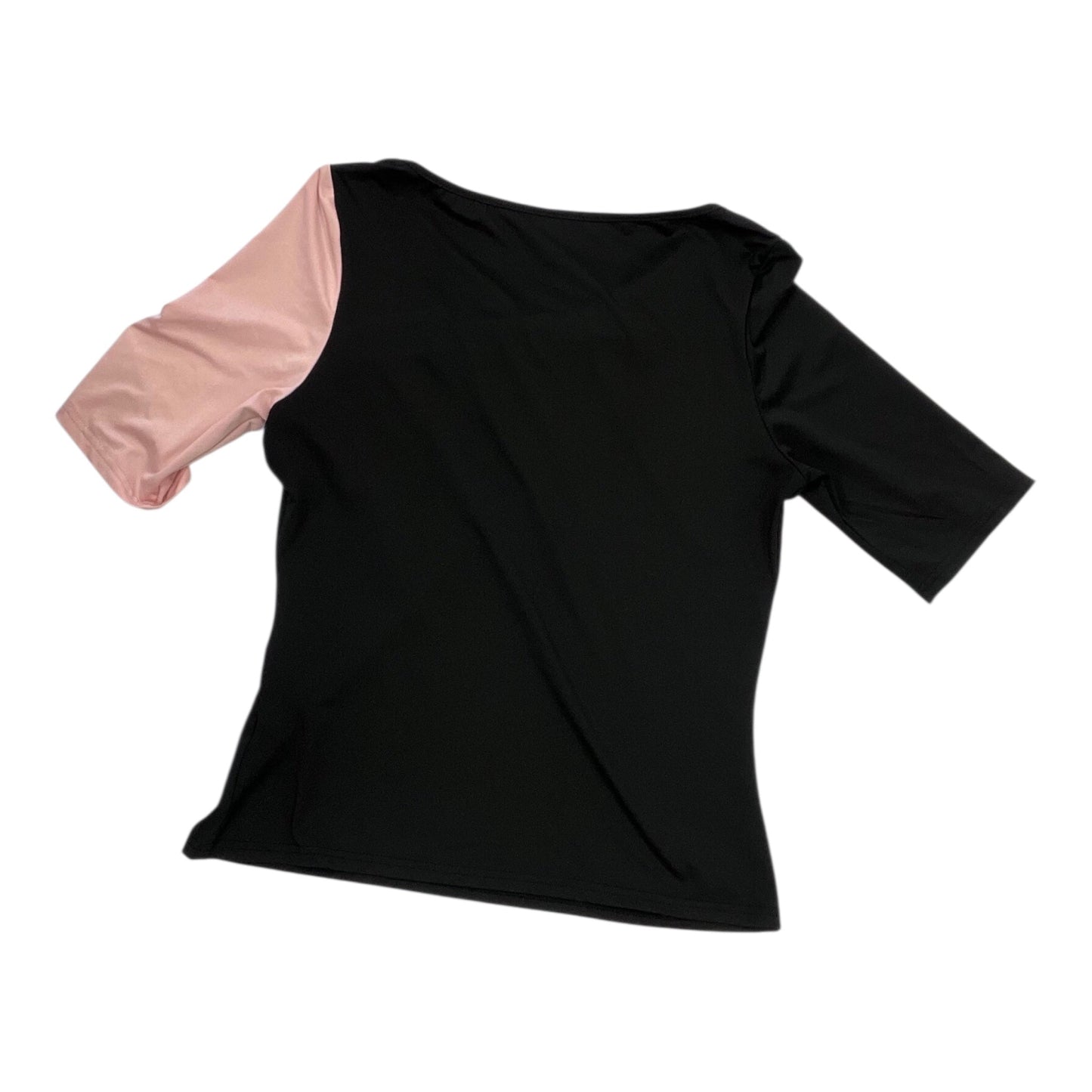 Top Ss By Shein In Black & Pink, Size:Xl