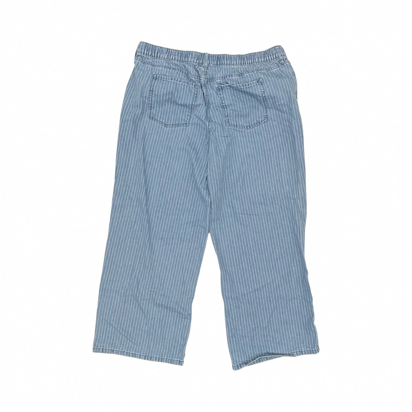 Jeans Wide Leg By Free Assembly In Blue Denim, Size:Xxl