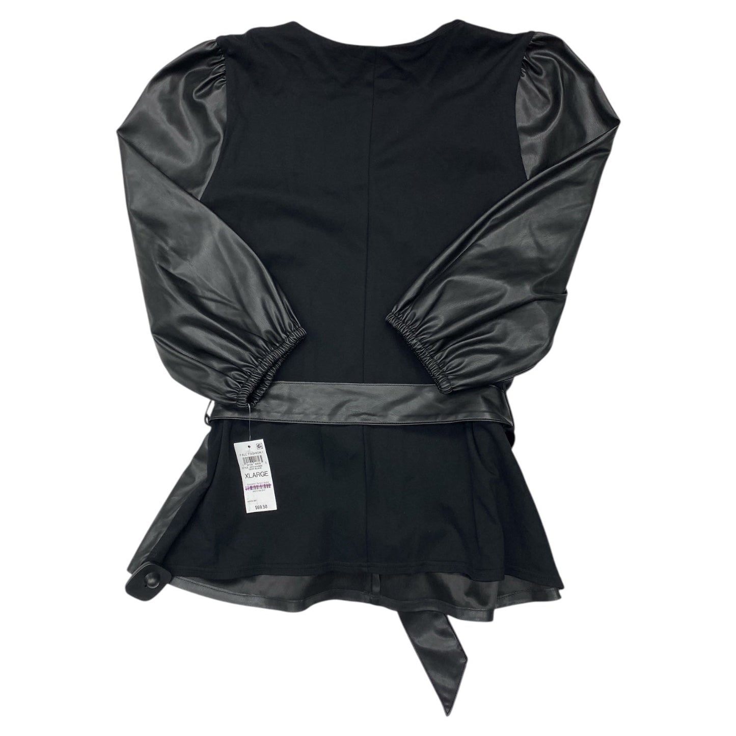 Top Ls By Inc In Black, Size:Xl