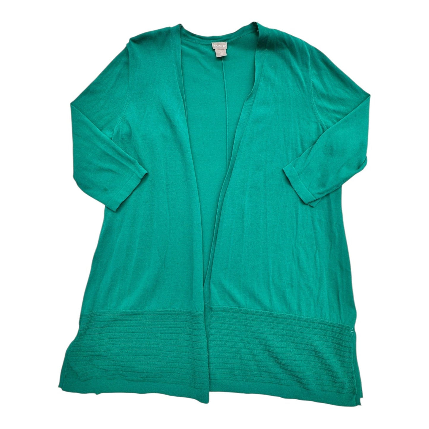 Cardigan By Chicos In Green, Size:L